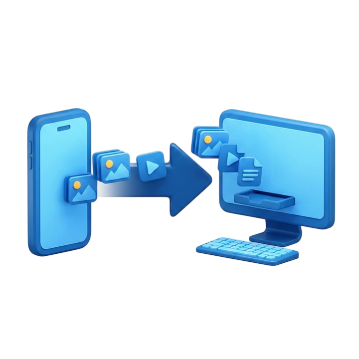 Step 1: Copy your photos and videos to your Windows PC
